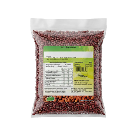 FEIJÃO AZUKI 500G