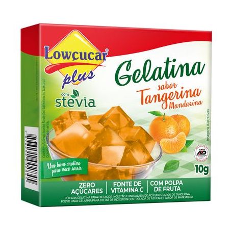 Gelatina em Pó Steva Plus Tangerina Caixa 10G