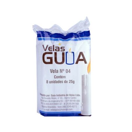 Velas Guia N4 Branca 8UN