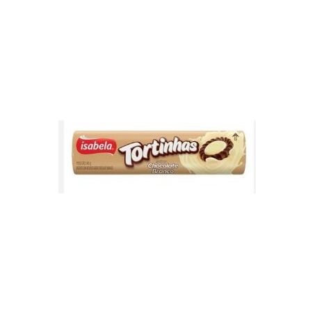 BISCOITO RECHEADO ISABELA TORTINHAS CHOCOLATE BRANCO 140G