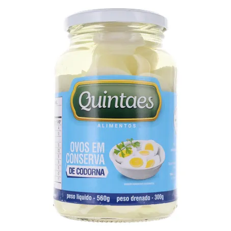 Ovos de codorna quintaes 300g 360-0