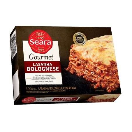 LASANHA SEARA GOURMET BOLOGNESE 800G