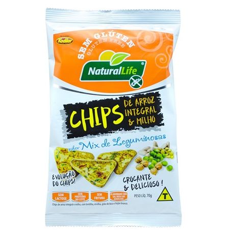 Chips integ natural life mix leg 70gr