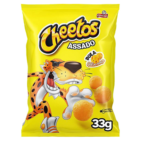 Salgadinho Elma Chips 33g - Cheetos - Bola - Queijo Suíço