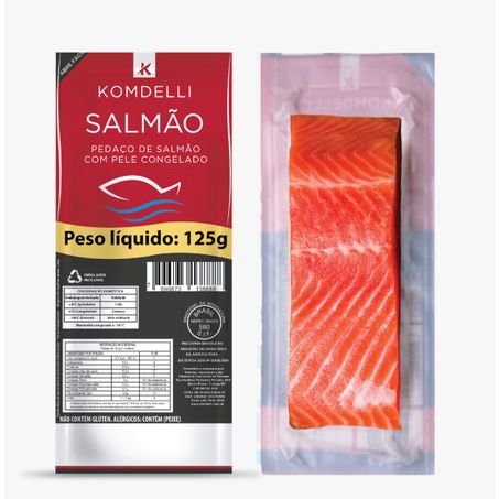 Filé de Salmão Komdelli pacote 125G