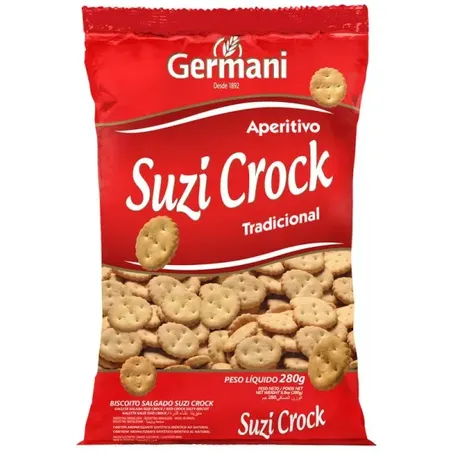 BISCOITO SUZI CROCK BACON GERMANI 200 G           