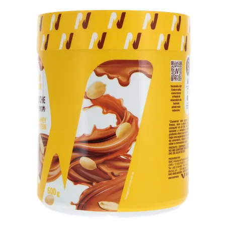 PASTA DE AMENDOIM NUTRATA DOCE DE LEITE HAVANNA CREAM COM WHEY PROTEIN ZERO AÇÚCAR POTE 600G 360-8