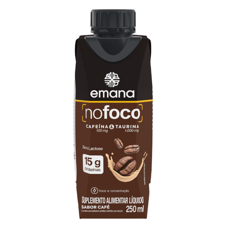 BEBIDA PROTEICA NOFOCO CAFÉ 250ML - EMANA