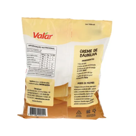 Açúcar baunilha valar 500g 360-18