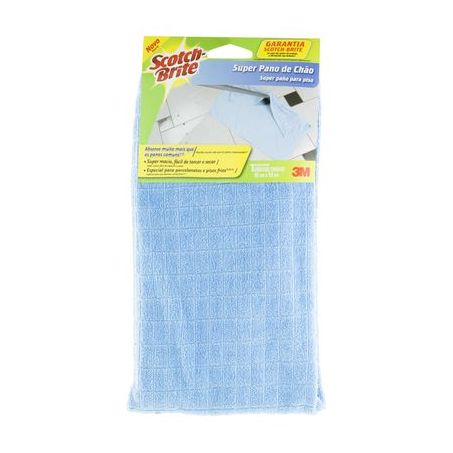 Super Pano Chão Scotch Brite Azul Embalagem 1UN
