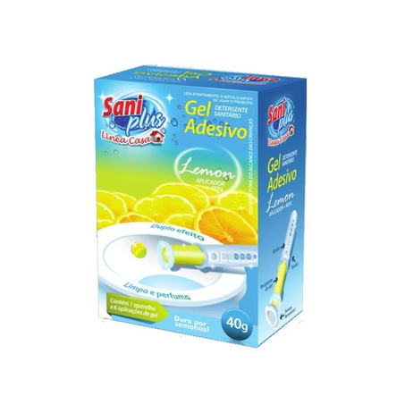 Deterg Sanit Saniplus 40g Gel Adesivo Ap Lemon