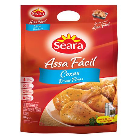COXA FRANGO SEARA 800G ASSA FÁCIL TEMPERADO