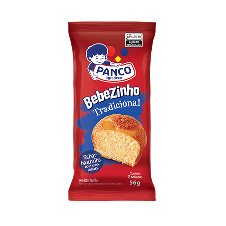 Bolinho Panco Bebezinho Baunilha 56g