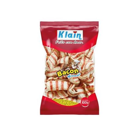 Salgadinho crocante sabor bacon klain 100g