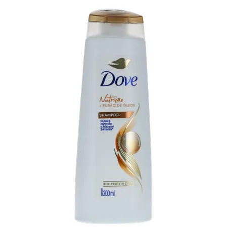 Shampoo Dove Nutrição + Fusão de Óleos Squeeze 200ml 360-35