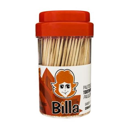 Palitos de Dente Billa Canela Pote 250un