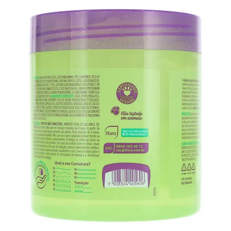 GELATINA CAPILAR INFANTIL KOLENE CACHINHOS COM GLITTER POTE 500G 360-14