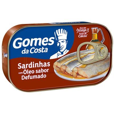 Sardinha óleo defumado gomes da costa 125g