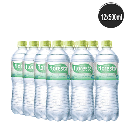 Agua mineral floresta com gas 500ml c/12