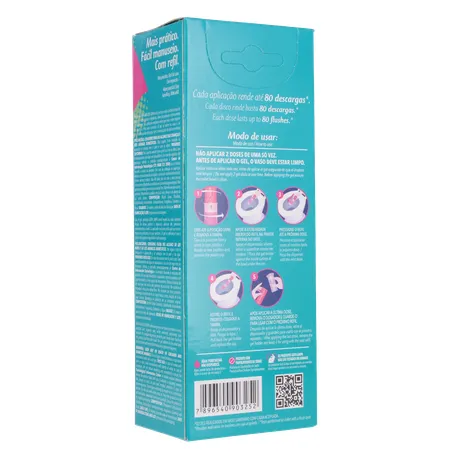 Desodorizador Gota Limpa gel adesivo eucalipto 41g 360-15