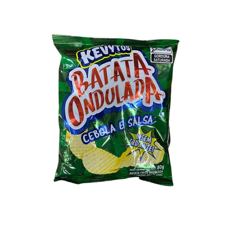 BATATA ONDULADA CEBOLA E SALSA KEVYTOS 80 G       