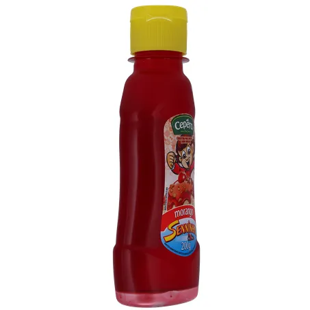 Cobertura para Sorvete Cepêra Morango Squeeze 200gr 360-31