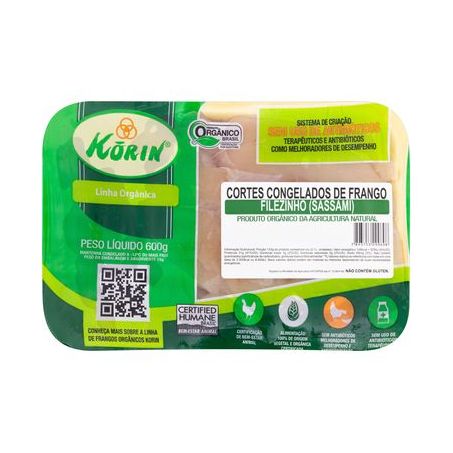 FILEZINHO SASSAMI KORIN 600G BDJ ORGANICO CONGELADO