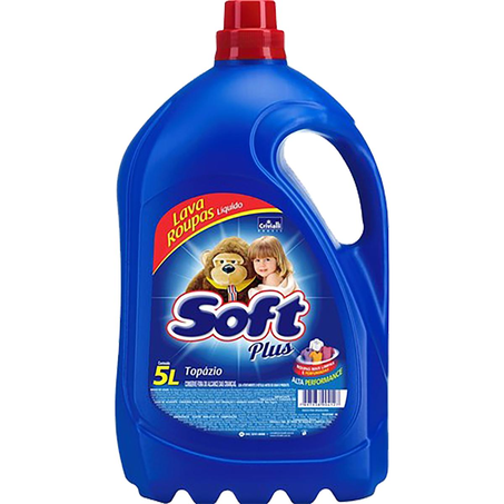 Sabão Líquido Soft Plus 5 Litros - Topázio