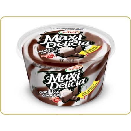 Sorvete trivialy maxxi chantily/chocolate