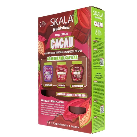 Kit Skala Cacau Cacau Shampoo 325ml Condicionador 200ml 
  360-22