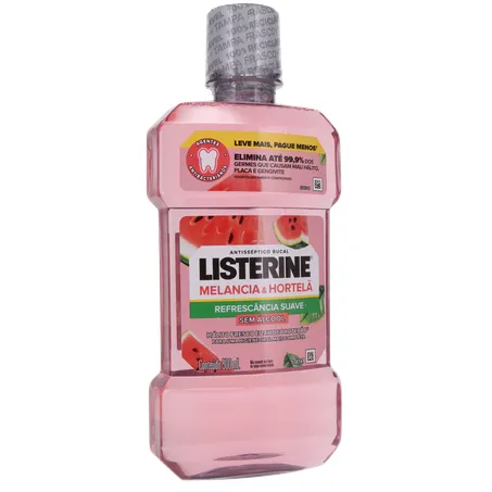 Antisséptico Bucal Listerine melancia e hortelã 500ml 360-34