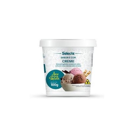 PO DE SORVETE SELECTA SABOR CREME 100G