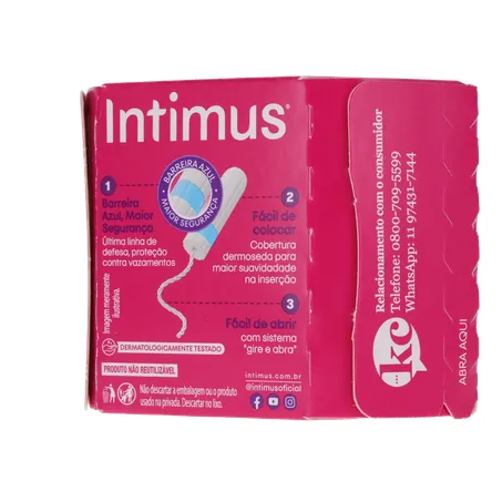 Absorvente Interno Intimus Mini C/ 8UN 360-21