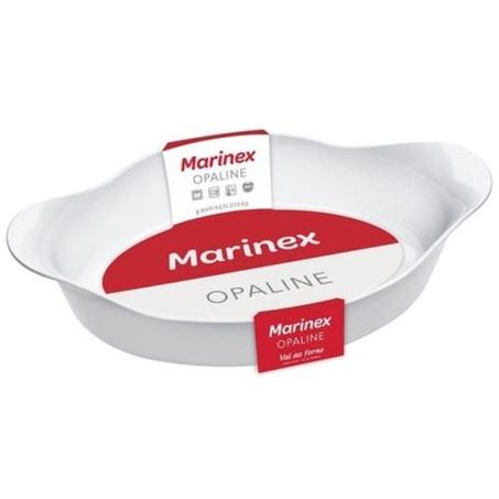 ASSADEIRA MARINEX 600ML OPALINE OVAL