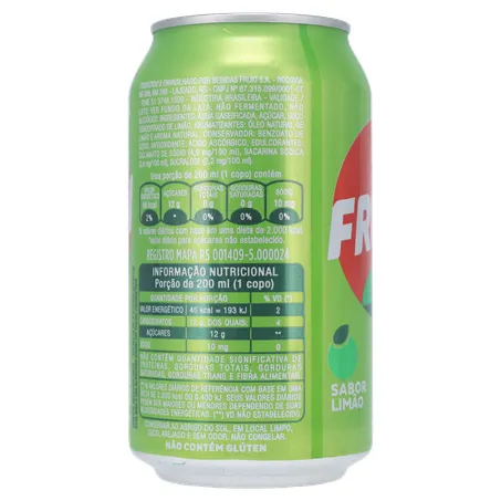 BEBIDA FRUKI SABOR LIMÃO LATA 350ML 360-3
