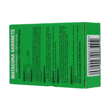 Sabonete Antisséptico para Animais Matacura 90G 360-22