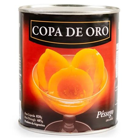 Pêssego em calda copa de oro metades 485g