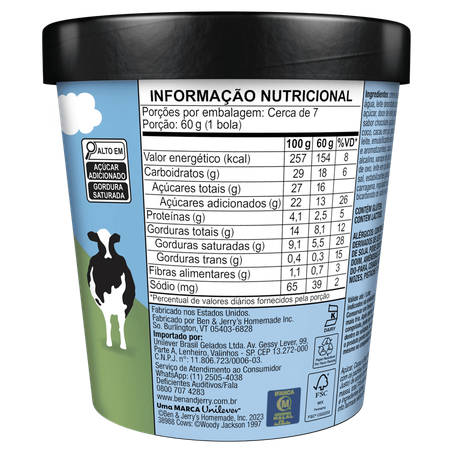 Sorvete Ben e JerryS Doce De Leite 458ml 360-1