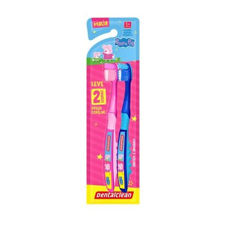 ESCOVA DENTAL DENTALCLEAN INF PEPPA PIG 2UN