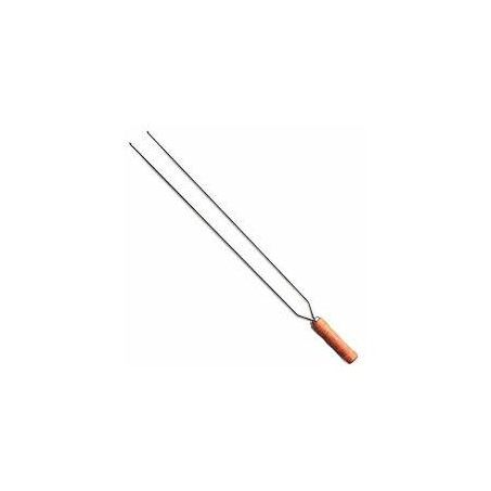 ESPETO DUPLO CROMADO 90 CM CARRARO                