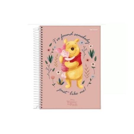 Caderno universitario cd starschool pooh