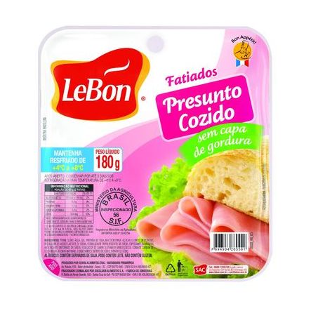 Presunto lebon fat 180g