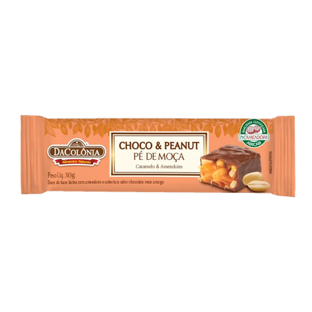 Pé de Moça Da Colônia Choco & Peanut Meio Amargo 30g
