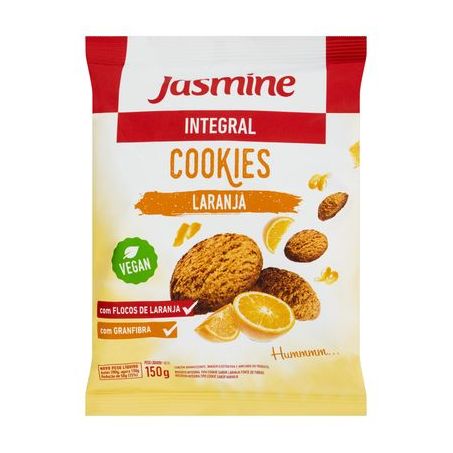 COOKIES JASMINE 120G INTEGRAL LARANJA 