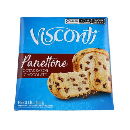 Panettone Visconti Chocolate Caixa 400gr 360-2