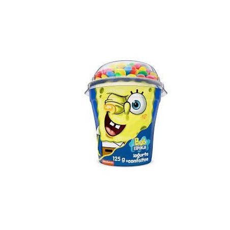 Iogurte batavo bob esponja tradicional chocolate 125g