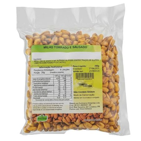 MILHO TORRADO E SALGADO 200G