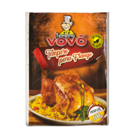 Sal fino vovô 500g temperado para frango
