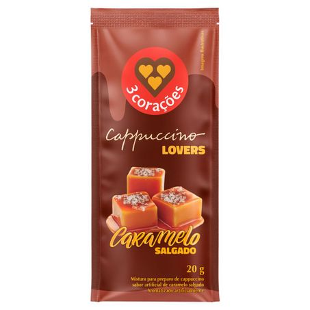 Cafe capuccino caramelo salgado 3 corações sch 20g