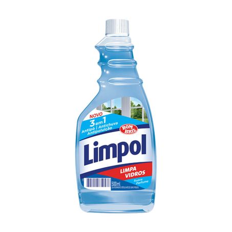 Limpa vidros limpol 3 em 1 refil 500ml